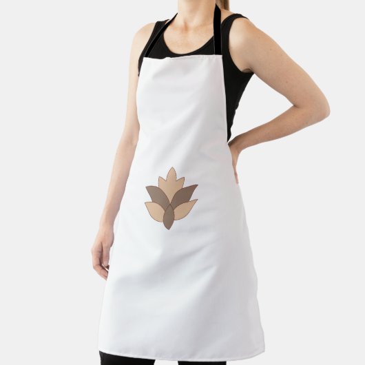 Reddisch Orange, orange Sprache Schürze (InSitu)