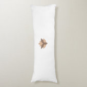 Reddisch Orange, orange Sprache Seitenschläferkissen (Vorderseite Vertikal)