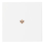 Reddisch Orange, orange Sprache Würfel (Vorderseite)