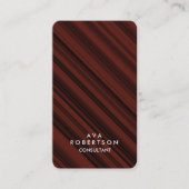 Reddish Brown Creative Consultant Manager Visitenkarte (Vorderseite)