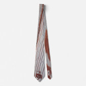 Reddish Brown verblasste Farbe auf Holz Krawatte (Vorderseite)