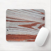 Reddish Brown verblasste Farbe auf Holz Mousepad (Mit Mouse)