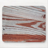 Reddish Brown verblasste Farbe auf Holz Mousepad (Vorne)