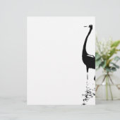 Reddish Egret Letterhead (Stehend Vorderseite)
