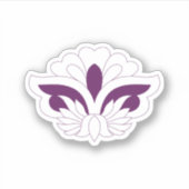 Reddish Magenta dekorativ Aufkleber (Vorderseite)