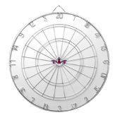 Reddish Magenta dekorativ Dartscheibe (vorne)