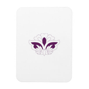 Reddish Magenta dekorativ Magnet