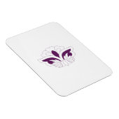 Reddish Magenta dekorativ Magnet (Rechte Seite)