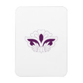 Reddish Magenta dekorativ Magnet (Vertikal)