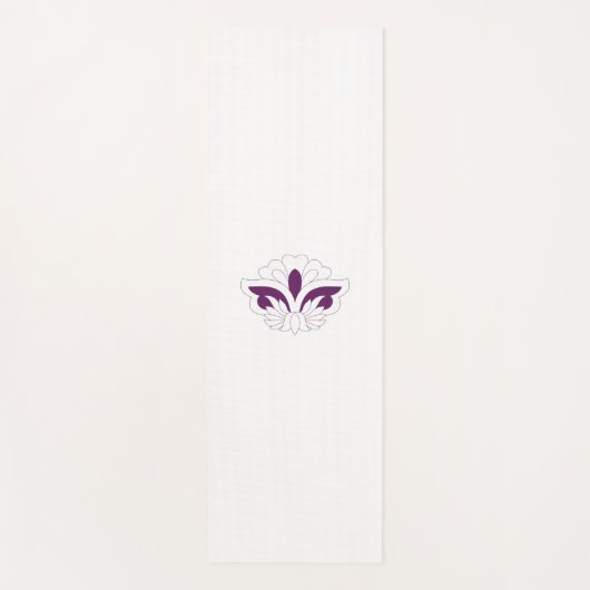 Reddish Magenta dekorativ Yogamatte (Vorderseite)