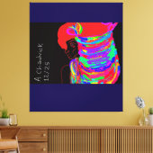 Reddish-Orange Fox Warrior Princess  Leinwanddruck (Insitu (Wohnzimmer))