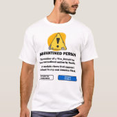 Reddit das Donald-Quarantäne-Shirt T-Shirt (Vorderseite)