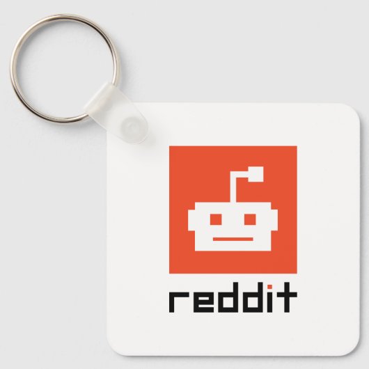 Reddit-Logo Schlüsselanhänger (Vorderseite)