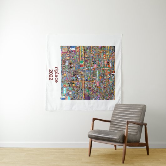 Reddit r/place final  wandteppich (Beispiel (Horizontal))