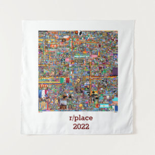 Reddit r/place final  wandteppich