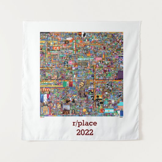 Reddit r/place final wandteppich (Vorderseite)