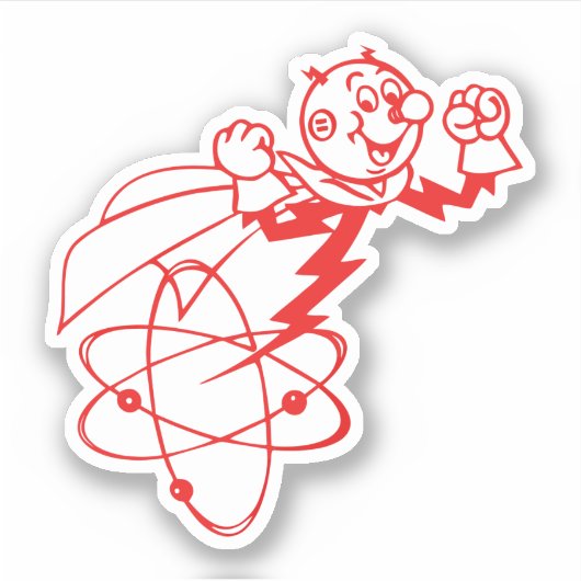 REDDY ATOM AUFKLEBER (Vorderseite)