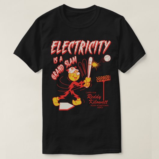 Reddy Kilowatt Baseball Hero T-Shirt (Design vorne)
