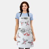 Reddy Kilowatt Cooking Schürze (Getragen)