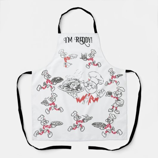 Reddy Kilowatt Cooking Schürze (Vorderseite)