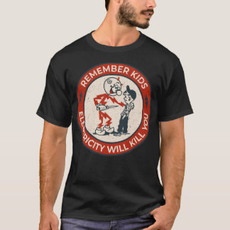 Reddy Kilowatt, erinnern Sie sich, dass Kinder Ele T-Shirt