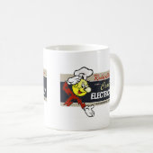 Reddy Kilowatt-Kaffee-Tasse Kaffeetasse (VorderseiteRechts)