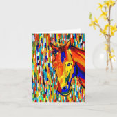 Reddy to Run Blank Notecard Karte (Gelbe Blume)