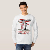 Reddy's Kilowatt, Strom wird dich umbringen T-Shirt (Vorne ganz)