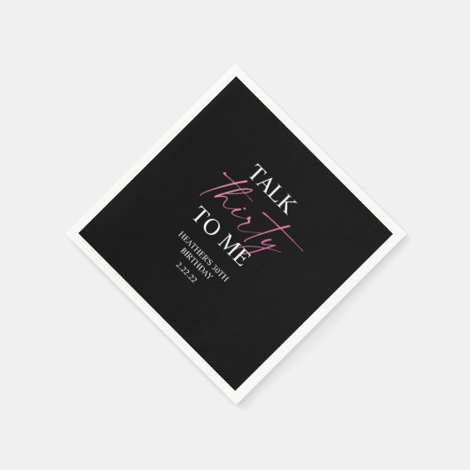 Rede 30 mit Me Décor Serviette (Ecke)