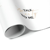 Rede dreißig mit mir geschenkpapier (Rolleneckpunkt)