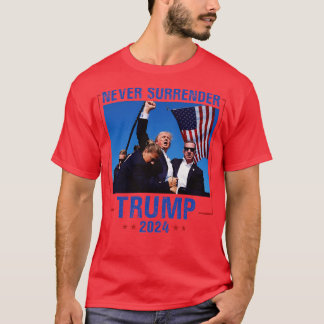 Rede Fist in der Air Pennsylvania 2024 Präsident T-Shirt