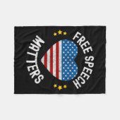 REDE FLEECEDECKE (Vorderseite (Horizontal))