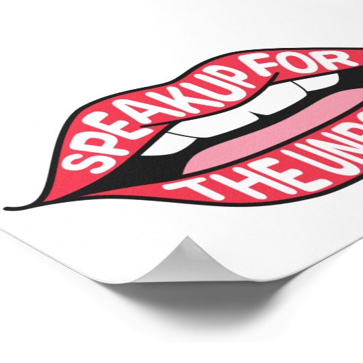 Rede für das Ungeborene Poster (Ecke)