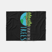 Rede für die Baumaktivisten Environment Earth Da Fleecedecke (Vorderseite (Horizontal))