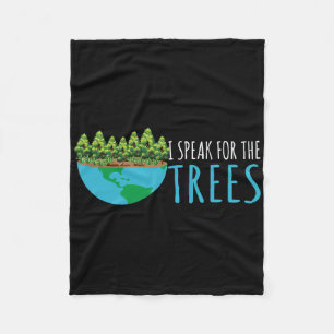 Rede für die Baumaktivisten Environment Earth Da Fleecedecke