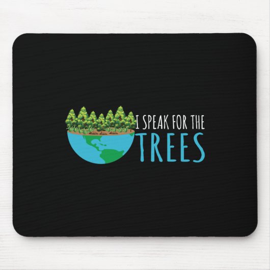 Rede für die Baumaktivisten Environment Earth Da Mousepad (Vorne)