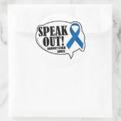 Rede gegen Kindermissbrauch Runder Aufkleber (Tasche)