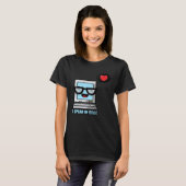Rede in Code Nerd Geek Informatik Herz Smi T-Shirt (Vorne ganz)