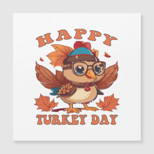 rede Klartext mit mir an Thanksgiving Magnetkarte
