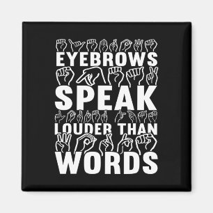 Rede lauter als Worte Gehörvolles Bewusstsein Magnet