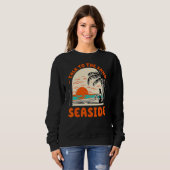 Rede mit dem Sandstrand Oregon Ocean Summer Sweatshirt (Vorne ganz)