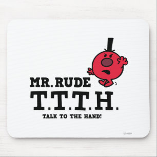 Rede mit der Hand Mousepad