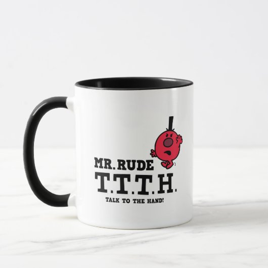 Rede mit der Hand Tasse (Links)