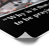 Rede mit Gott Poster (Ecke)