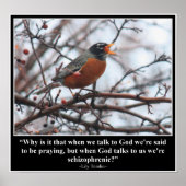 Rede mit Gott Poster (Vorne)