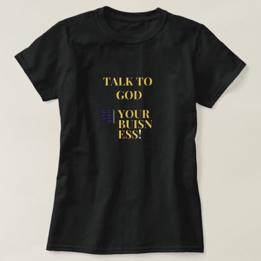 Rede-mit-Gott-T-Shirts T-Shirt (Design vorne)