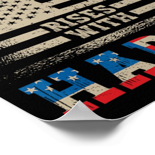 Rede mit Harris Kamala Walz 2024 Präsident Kamal Poster (Ecke)