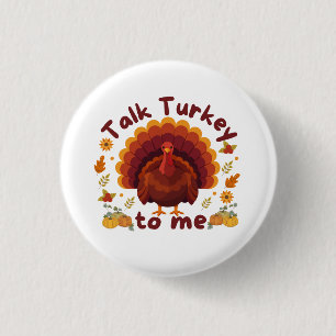 Rede mit mir auf Türkisch zu Thanksgiving Button
