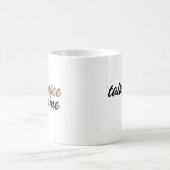 rede mit mir über Kaffee Kaffeetasse (Mittel)