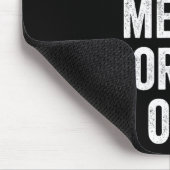 Rede nicht mit mir, ich bin beim Training Fitnesss Mousepad (Ecke)